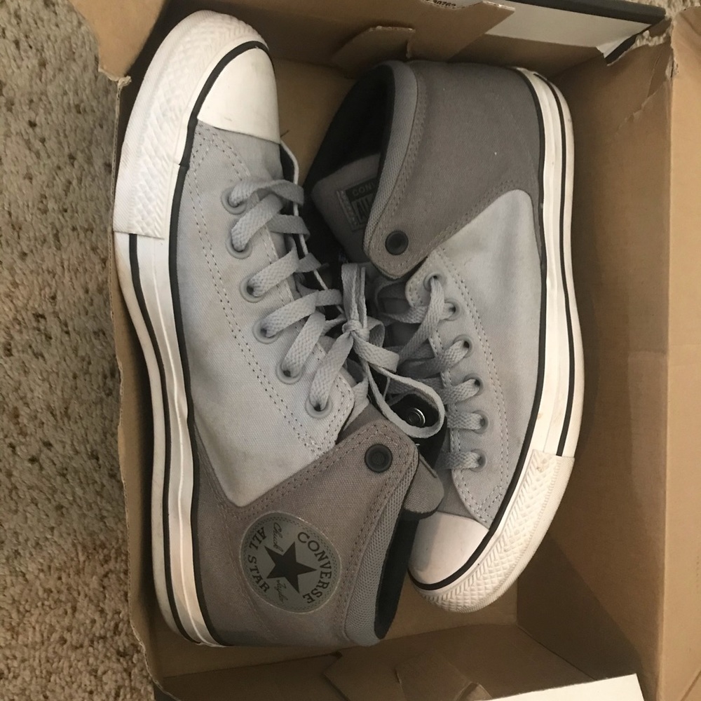 Grey Converse High Tops